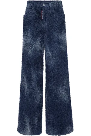 Dsquared2 Wide-leg bouclé trousers
