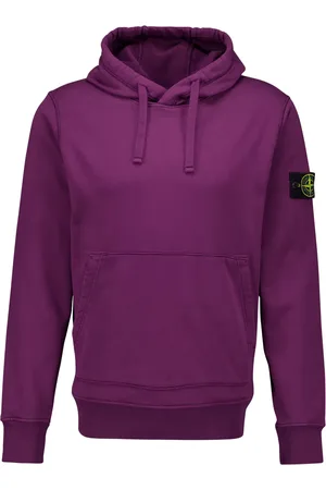 Stone Island Logo patch drawstring hoodie