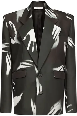 AREA Graphic-print blazer