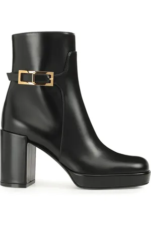 Sergio Rossi Nora 80mm leather boots