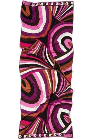 Puccini Iride-print silk scarf