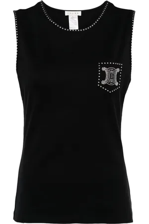Céline 1990-2000 Macadam studs tank top