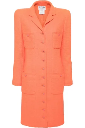 CHANEL 1996 single breasted coat