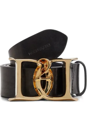 Dsquared2 Logo-plaque leather belt