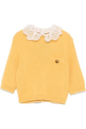 Twin-Set Lace-collar sweater
