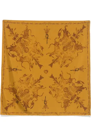 Fabiana Filippi X Benni Bosetto printed silk scarf