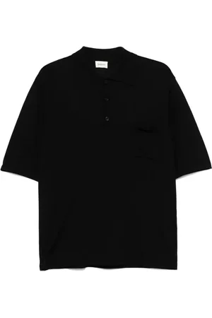 Saint Laurent Logo-embroidered polo shirt