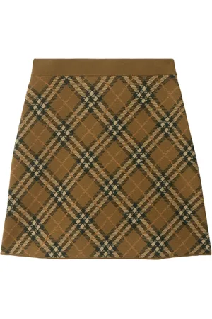 Burberry Check mini skirt