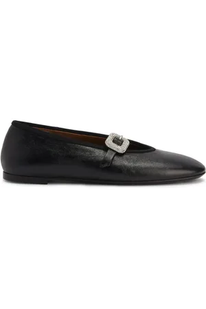 Giuseppe Zanotti Georgia buckle ballerina shoes