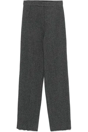 Emporio Armani Pattern-jacquard trousers
