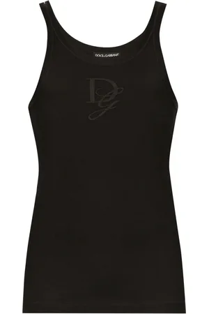 Dolce & Gabbana Round neck sleeveless tank top