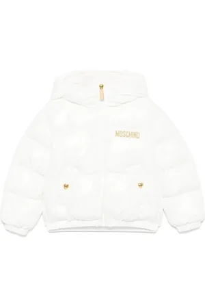 Moschino Logo-embroidered jacket
