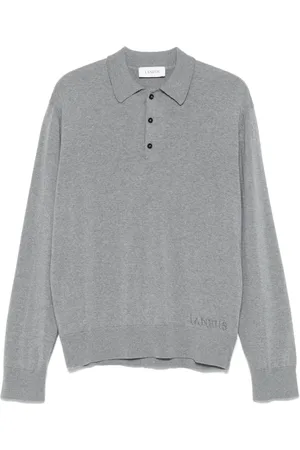 LANEUS Knitted polo shirt