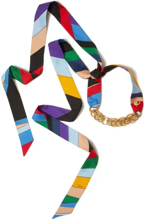 Puccini Iride-print necklace