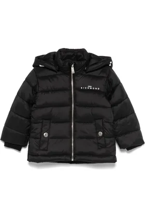 John Richmond Logo-print puffer jacket