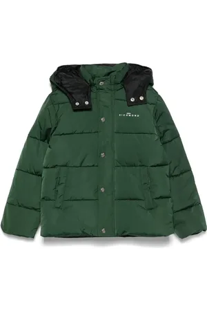 John Richmond Logo-print puffer jacket