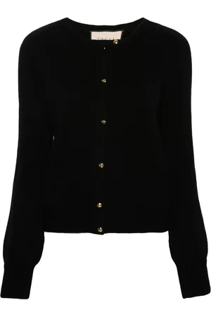 Gucci Crew-neck wool cardigan