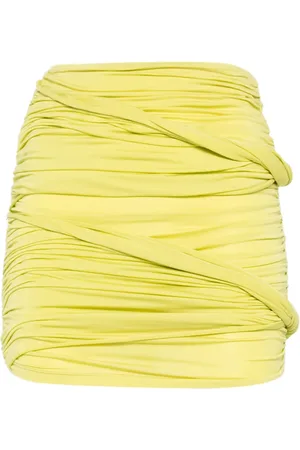 PNK Wrap-effect mini skirt