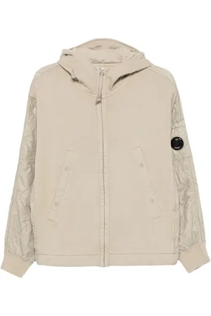 C.P. Company Panelled hooded jacket