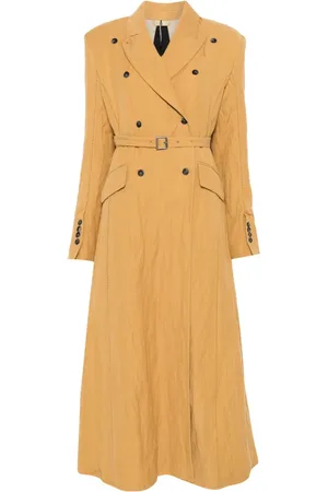 MASNADA Herringbone-pattern coat
