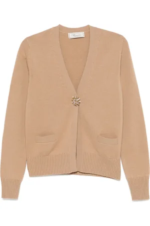 BLUMARINE Brooch-detail cardigan