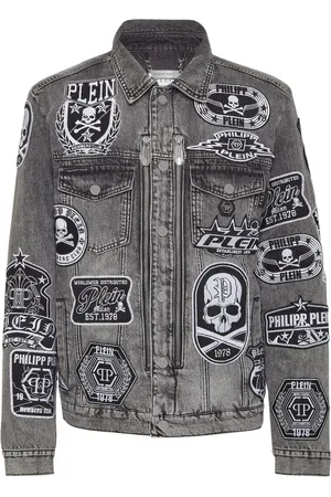 Philipp Plein Zipped denim jacket