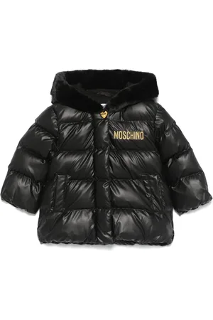 Moschino Logo-embroidered jacket