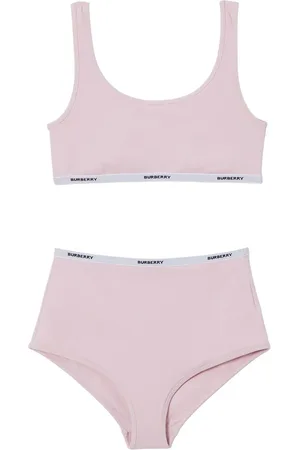Burberry Logo-tape bikini set