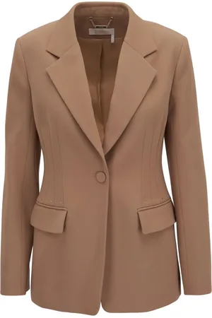 Chloé Single-breasted wool-silk blazer