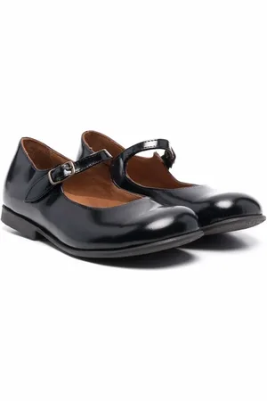 PèPè Round-toe leather ballerinas
