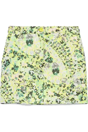 Essentiel Antwerp Floral-jacquard mini skirt