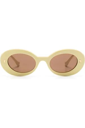 Nanushka Giva oval-frame sunglasses