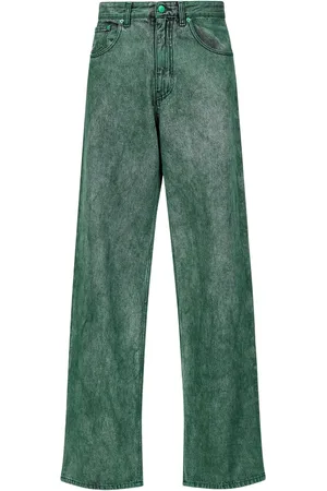 Maison Margiela Logo-patch straight-leg jeans