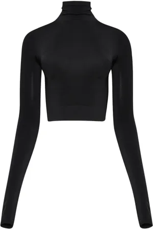 Balenciaga Turtleneck cropped top