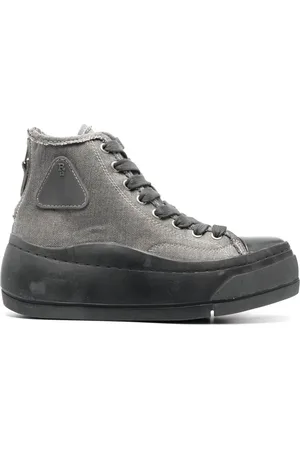 R13 Logo-patch high-top sneakers