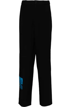 UNDERCOVER Graphic-print straight-leg trousers