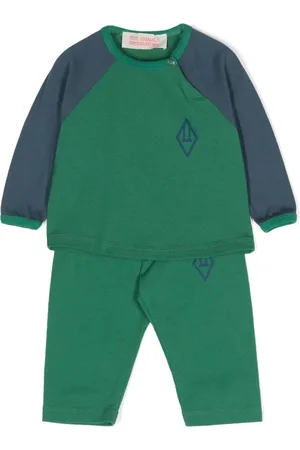 The Animals Observatory Logo-print jersey trouser set (set of two)