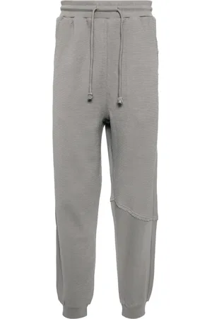 FIVE CM Logo-patch cotton track pants