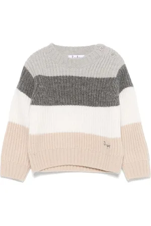 Il gufo Striped sweater