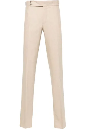 PT Torino Mélange-effect trousers