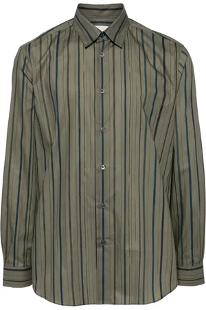 Paul Smith Pinstripe pattern organic cotton shirt
