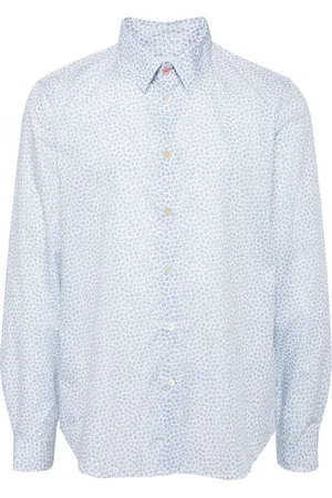 Paul Smith Floral-print poplin shirt