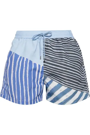 Paul Smith Stripe print drawstring swim shorts