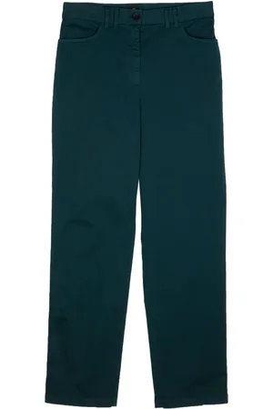 Paul Smith Logo-patch organic cotton-blend trousers