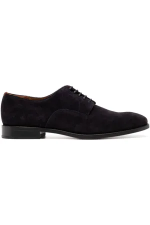 Paul Smith Almond-toe suede derby shoes