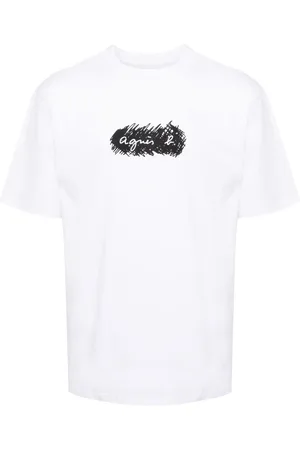 AGNÈS B. Logo-print crew-neck T-shirt