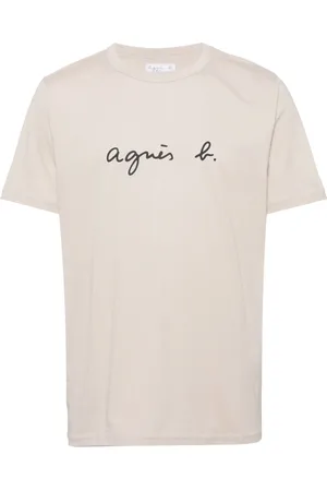 AGNÈS B. Logo print cotton T-shirt