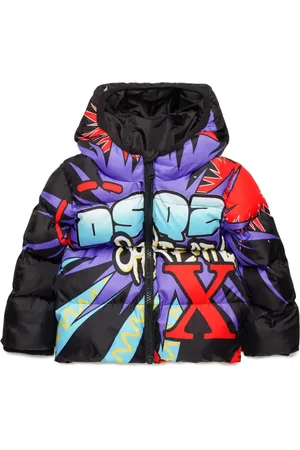 Dsquared2 Graphic-print puffer jacket