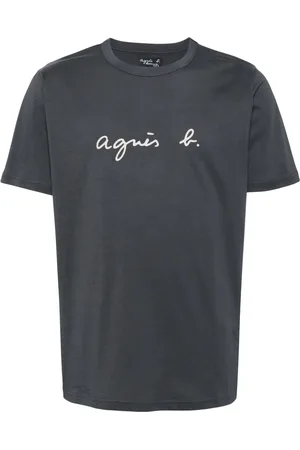 AGNÈS B. Logo-print cotton T-shirt
