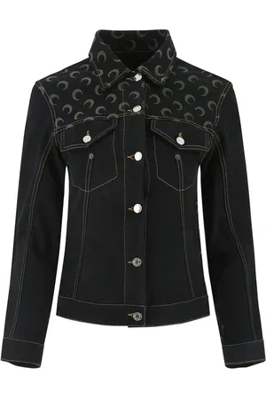 Marine Serre Moon-print denim jacket
